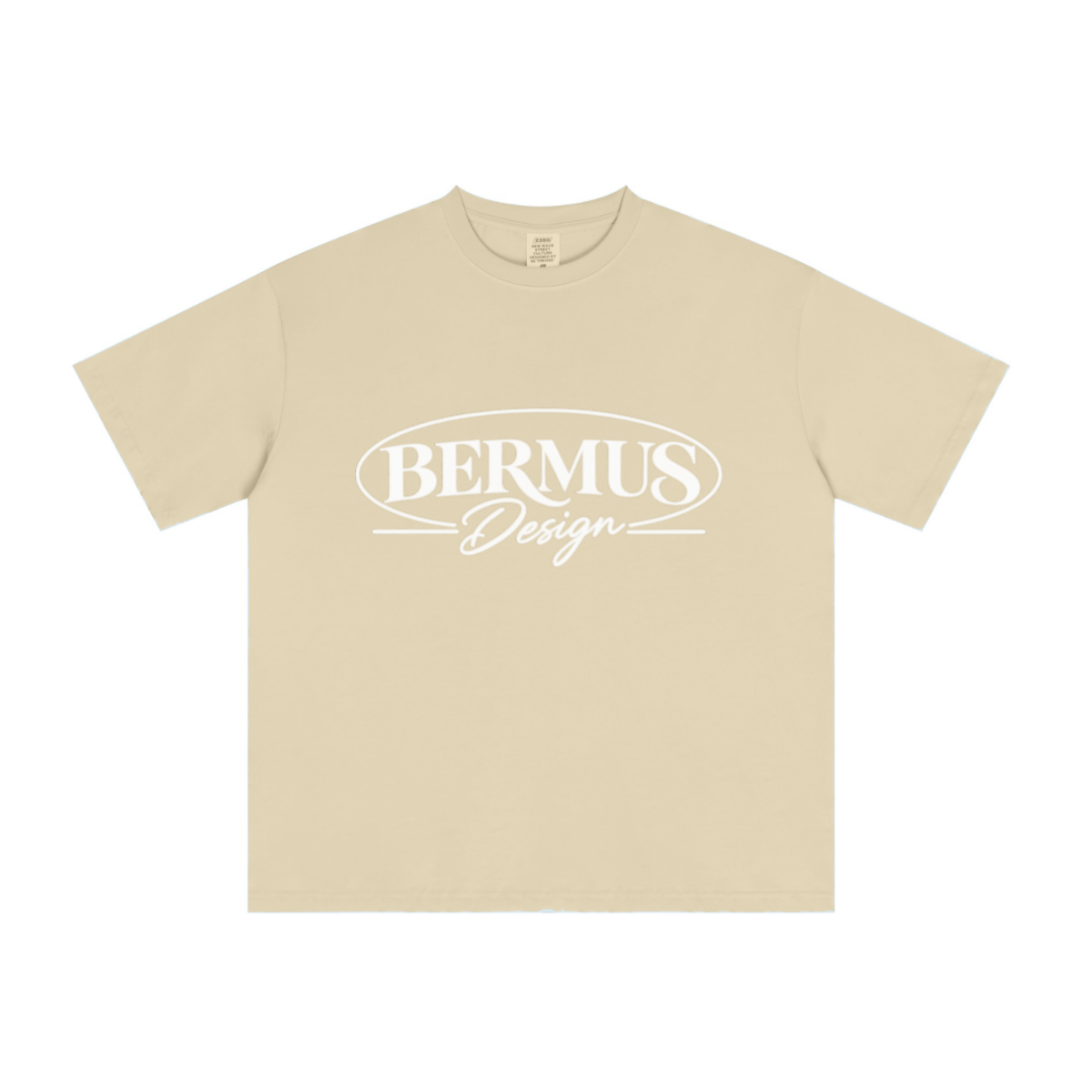 235GSM Men's Low-Shrink Cool-Touch Cotton T-Shirt Light yellow