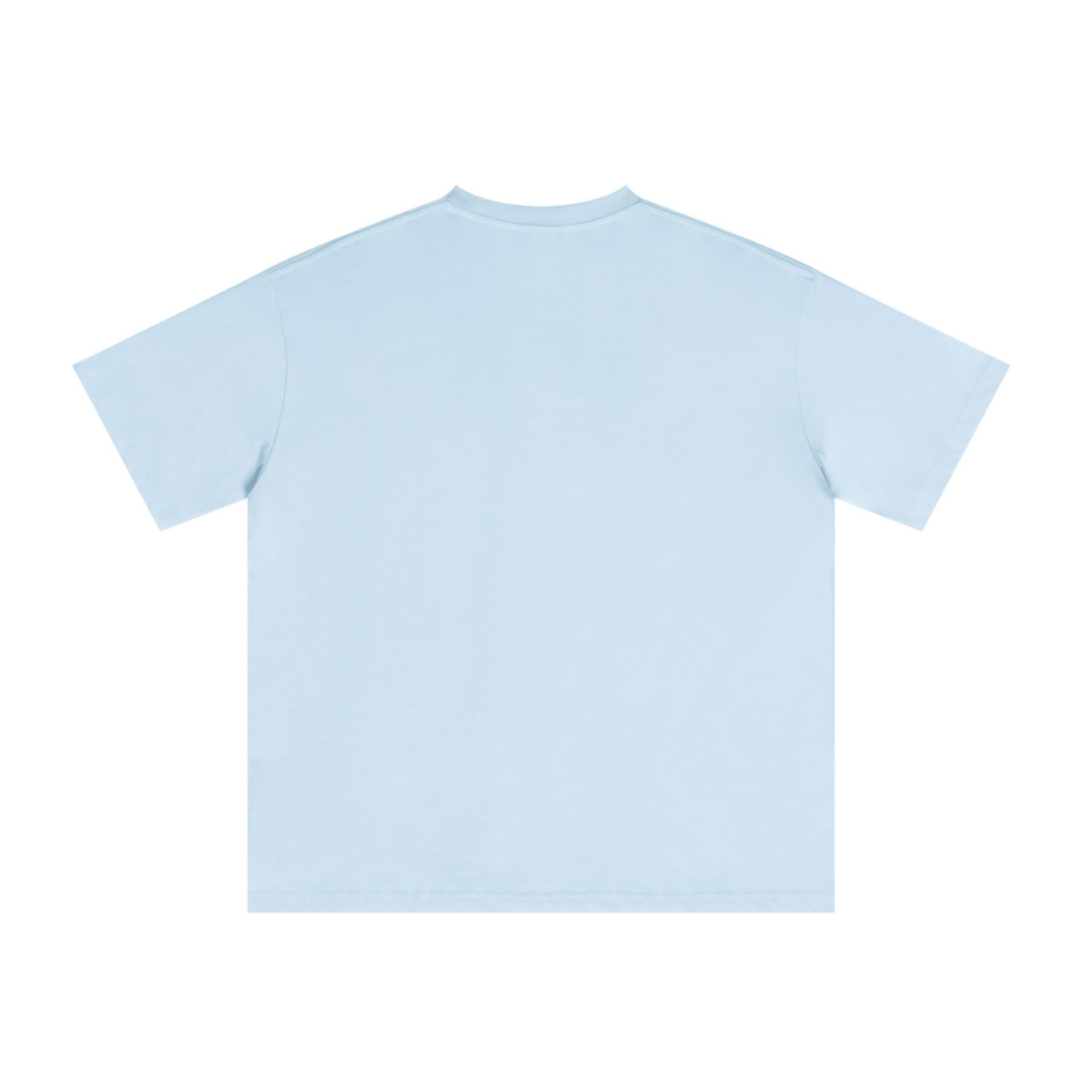 235GSM Men's Low-Shrink Cool-Touch Cotton T-Shirt Light blue